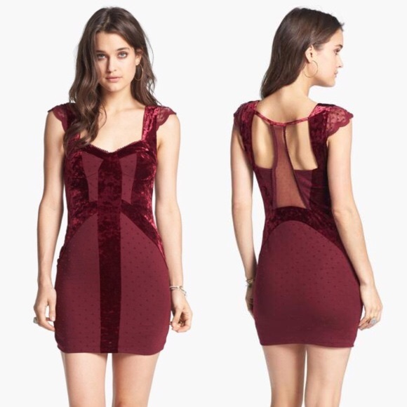 Free People Dresses & Skirts - NWOT Free people Madeline velvet mini dress
